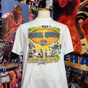 101.5 FM Funk Fest 2006 T Shirt Maze Featuring Frankie Beverly SOS Band Cameo XL